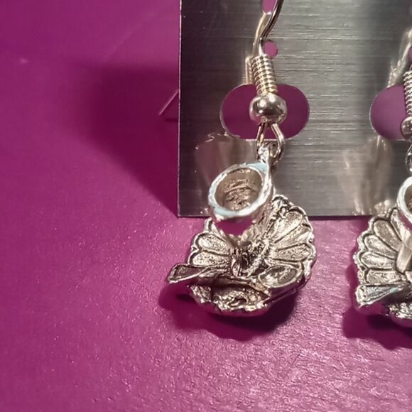 Teacup earrings - Picture 2 of 4